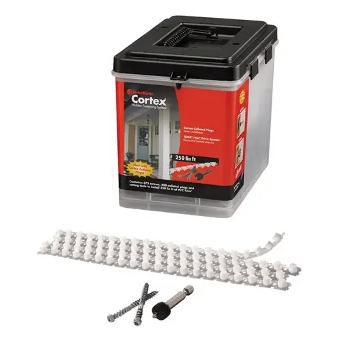 Trim Screws and Plugs Kit Azek No.20 S X 2-3/4" L Torx TTAP Star Head Smooth