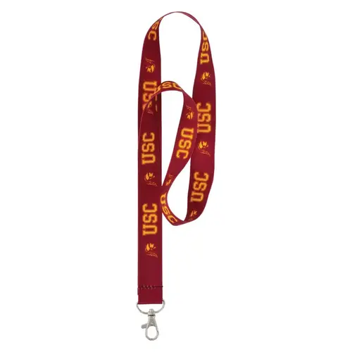 Lanyard USC Trojans Polyester Multicolored Decorative Key Chain Multicolored Lanyard USC Trojans Polyester Multicolored Decorative Key Chain Multicolored