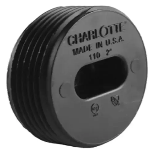 Flush Cleanout Plug 2" MPT ABS - pack of 25