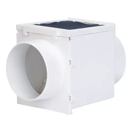 Heat Diverter Jordan 5" L X 4" D Silver/White Aluminum Silver/White Heat Diverter Jordan 5" L X 4" D Silver/White Aluminum Silver/White