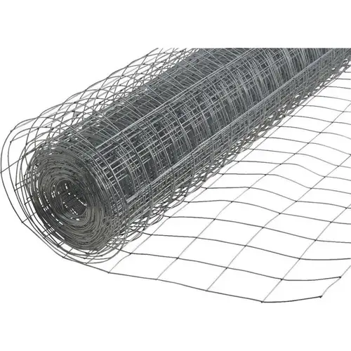 Welded Wire Fence 36" H X 50 ft. L Steel 4" W Mesh Silver