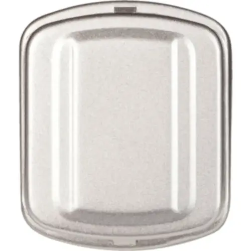 Door Chime Buzzer Matte Silver Metal Wired Matte