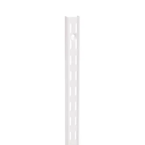 Shelf Standard, 450 lb, 14 ga Thick Material, 1-1/16 in W, 78 in H, Steel White Shelf Standard, 450 lb, 14 ga Thick Material, 1-1/16 in W, 78 in H, Steel White