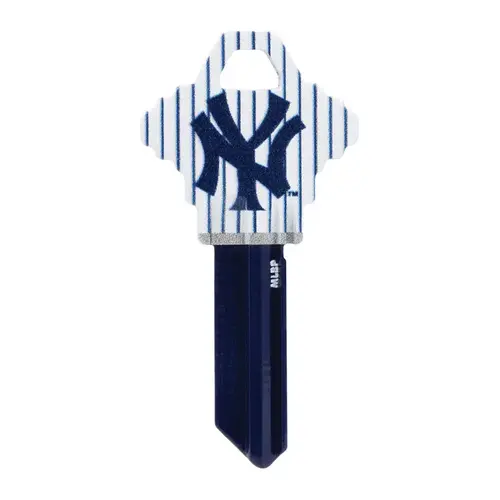 Universal Key Blank New York Yankees Painted Key House/Office Single Universal Key Blank New York Yankees Painted Key House/Office Single