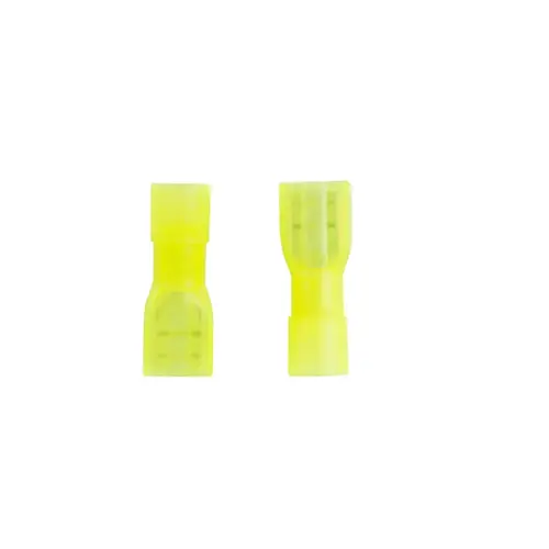 Female Disconnect 12-10 AWG Insulated Yellow Yellow Female Disconnect 12-10 AWG Insulated Yellow Yellow