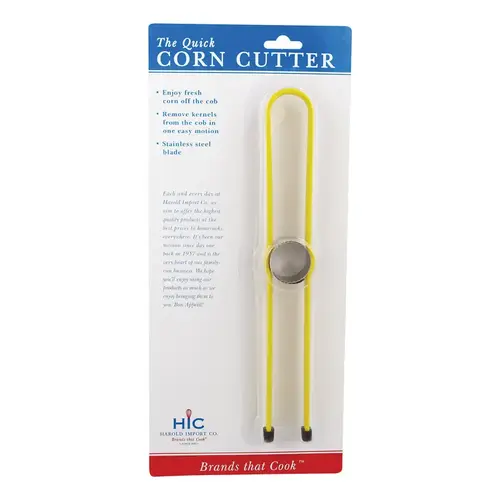 Corn Cutter Yellow Stainless Steel Yellow Corn Cutter Yellow Stainless Steel Yellow