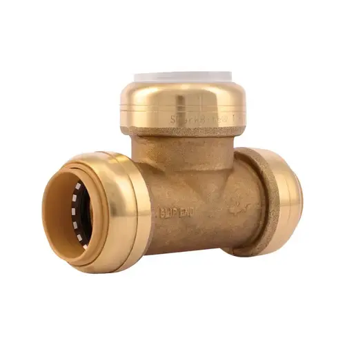 Slip Tee Push to Connect 1" CTS X 1" D CTS Brass Slip Tee Push to Connect 1" CTS X 1" D CTS Brass