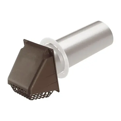 Vent Dryer Hood 14.75" L X 4" D Brown Aluminum/Plastic Brown Vent Dryer Hood 14.75" L X 4" D Brown Aluminum/Plastic Brown