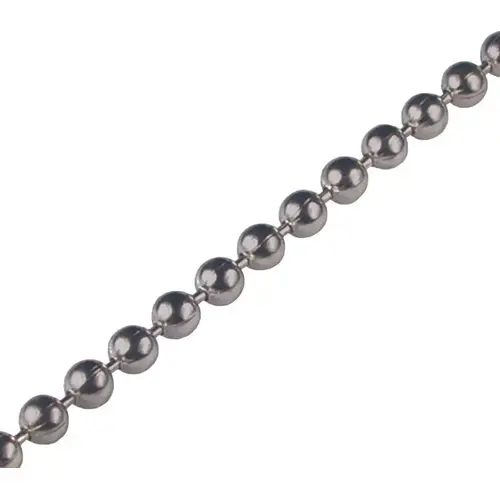 Chain Metal Silver Beaded Nickel - pack of 100 Chain Metal Silver Beaded Nickel - pack of 100
