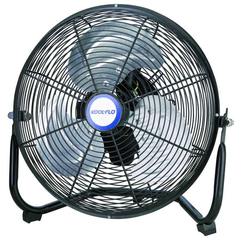 KOOL-FLO SFC2-300B High Velocity Fan 14.4" H X 12" D 3 speed Powder-Coated Steel