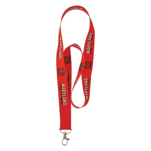 Lanyard University of Maryland Polyester Green Decorative Key Chain Green - pack of 6 Lanyard University of Maryland Polyester Green Decorative Key Chain Green - pack of 6
