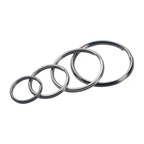 Key Ring Tempered Steel Assorted Split Rings/Cable Rings Assorted Key Ring Tempered Steel Assorted Split Rings/Cable Rings Assorted