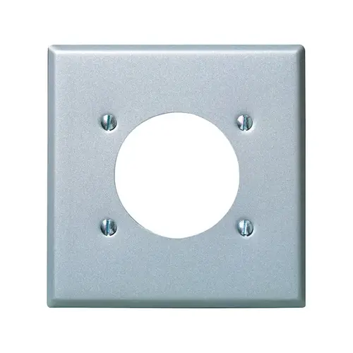 Wall Plate Smooth 2 gang Steel Outlet Smooth Wall Plate Smooth 2 gang Steel Outlet Smooth