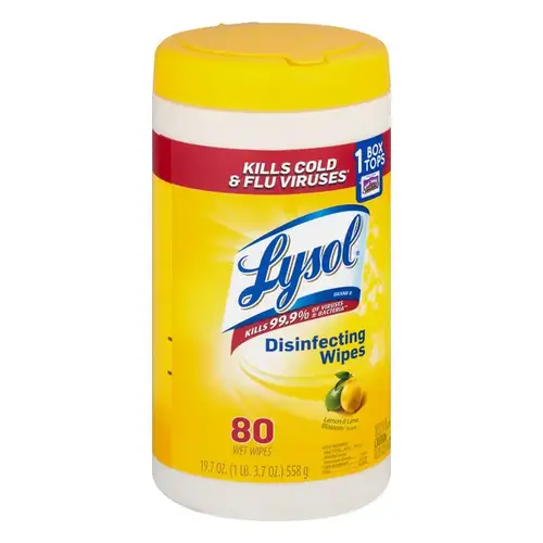 Lemon & Lime Blossom Disinfecting Wipes (80-Count) Lemon & Lime Blossom Disinfecting Wipes (80-Count)