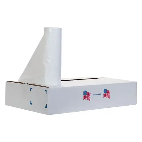 Trash Can Liners ST-Series 33 gal Twist Tie 150 pk 0.75 mil White