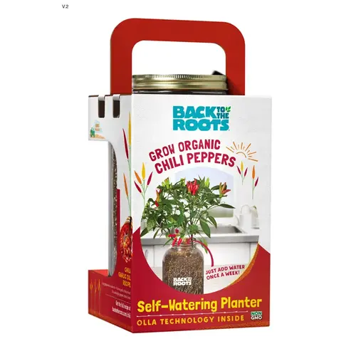 Grow Kit Self-Watering Planter Chili Peppers