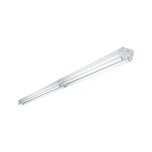 Fluorescent Strip Light, 120 V, 4-Lamp, T8 Bulb White Fluorescent Strip Light, 120 V, 4-Lamp, T8 Bulb White