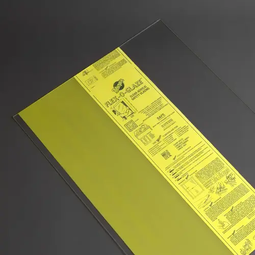 Sheet Flex-O-Glaze Clear Single Acrylic 30" W X 36" L X .100" Clear Sheet Flex-O-Glaze Clear Single Acrylic 30" W X 36" L X .100" Clear