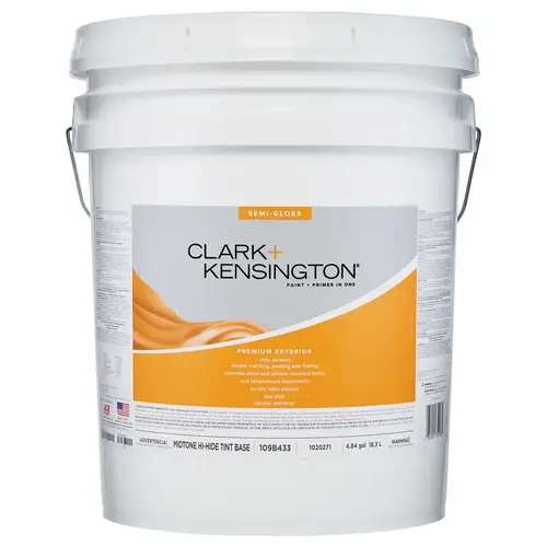 Premium Paint Semi-Gloss Tint Base Mid-Tone Base Exterior 5 gal Tint Base Premium Paint Semi-Gloss Tint Base Mid-Tone Base Exterior 5 gal Tint Base