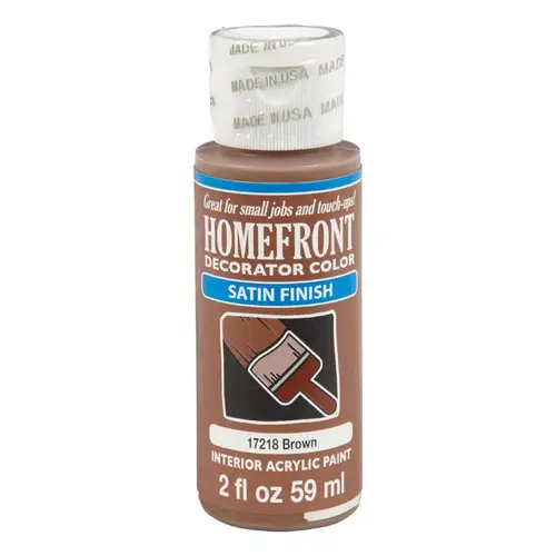 Hobby Paint Satin Brown 2 oz Brown Hobby Paint Satin Brown 2 oz Brown
