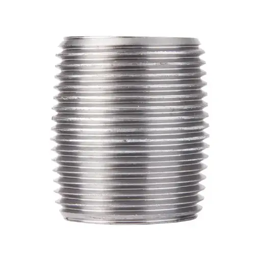 Close Nipple 1-1/4" MIP each X 1-1/4" D MIP in. Galvanized Steel Galvanized Close Nipple 1-1/4" MIP each X 1-1/4" D MIP in. Galvanized Steel Galvanized