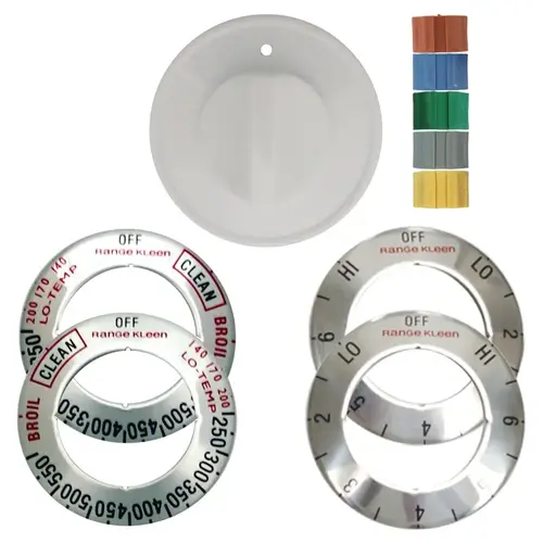 White Electric Range & Oven Knob Kit White Electric Range & Oven Knob Kit