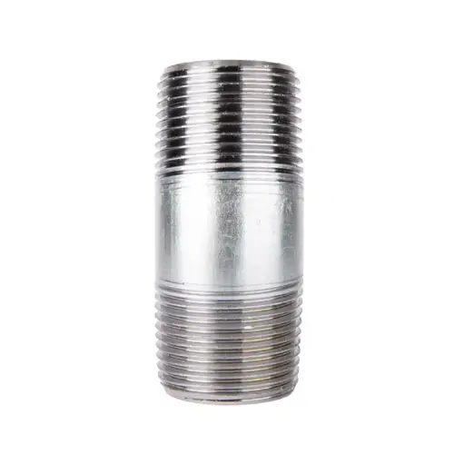 Close Nipple 3" MIP each T Galvanized Steel Galvanized Close Nipple 3" MIP each T Galvanized Steel Galvanized