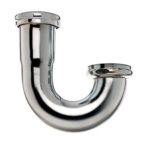 J-Bend 1-1/2" D Brass Chrome Plated