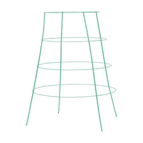 Tomato Cage Inverted 42" H X 16" W Green Steel Green Tomato Cage Inverted 42" H X 16" W Green Steel Green