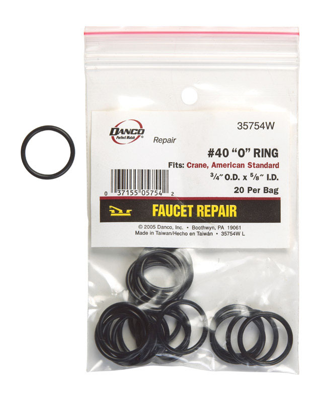 Danco 35754W O-Ring 3/4" D X 5/8" D Rubber