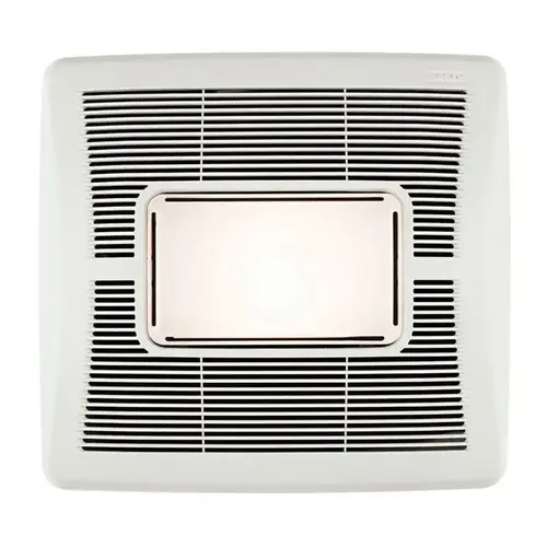 Bathroom Exhaust Fan Grille InVent Series 110 CFM 1.3 Sones White Bathroom Exhaust Fan Grille InVent Series 110 CFM 1.3 Sones White