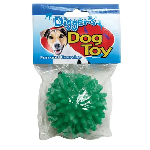 Dog Toy Digger's Green Hedgehog Vinyl Large Green Dog Toy Digger's Green Hedgehog Vinyl Large Green