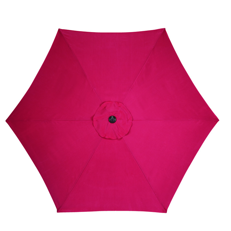 Living Accents UM90BKOBD27RED Umbrella 9 ft. Tiltable Red Market