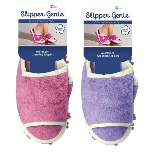 Cleaning Slippers Slipper Genie Microfiber 5" W X 12" L Cleaning Slippers Slipper Genie Microfiber 5" W X 12" L