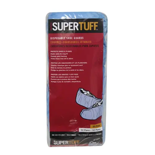 Shoe Guards Polypropylene Blue One Size Fits Most Blue Shoe Guards Polypropylene Blue One Size Fits Most Blue