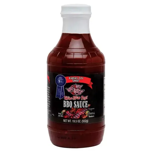 3-Little Pigs Kansas City BBQ Sauce, Sweet Flavor, 16 oz 3-Little Pigs Kansas City BBQ Sauce, Sweet Flavor, 16 oz
