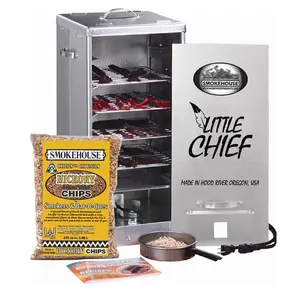 IOWA SMOKEHOUSE 9900-000-0000 Grill and Smoker Little Chief Electric Silver Silver