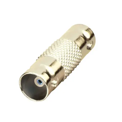 Coaxial Connector Just Hook It Up Push-On Dual F Gold Coaxial Connector Just Hook It Up Push-On Dual F Gold