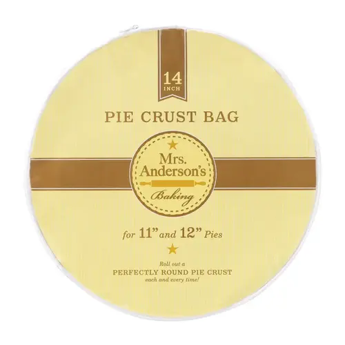 Pie Crust Bag Mrs. Anderson's Baking 14" L White White Pie Crust Bag Mrs. Anderson's Baking 14" L White White