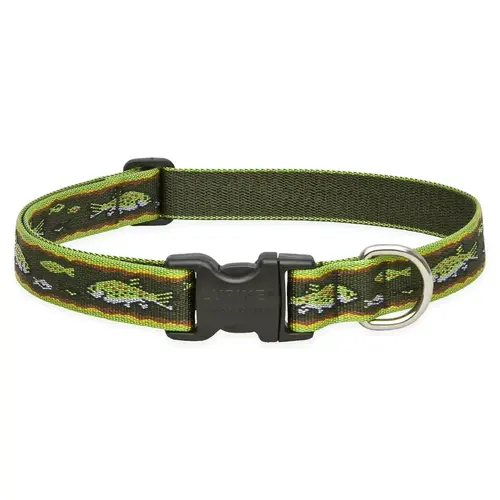 Adjustable Collar Original Designs Multicolor Brook Trout Nylon Dog Multicolor