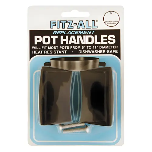 Replacement Pot Handles Plastic Black Black