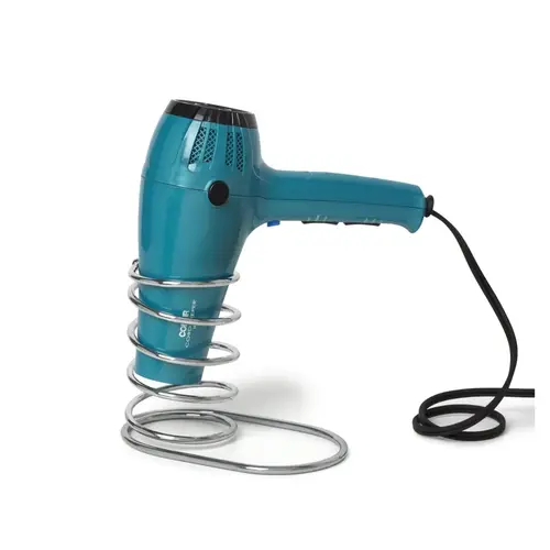 Hair Dryer Holder Mybella Chrome Silver Steel Chrome Hair Dryer Holder Mybella Chrome Silver Steel Chrome