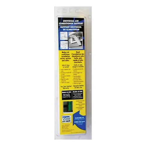 Universal Air Conditioner Support White Steel 80 lb Baked Epoxy