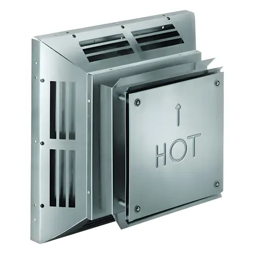 Stove Vent Horizontal Termination Cap DirectVent 4" D Aluminum Silver