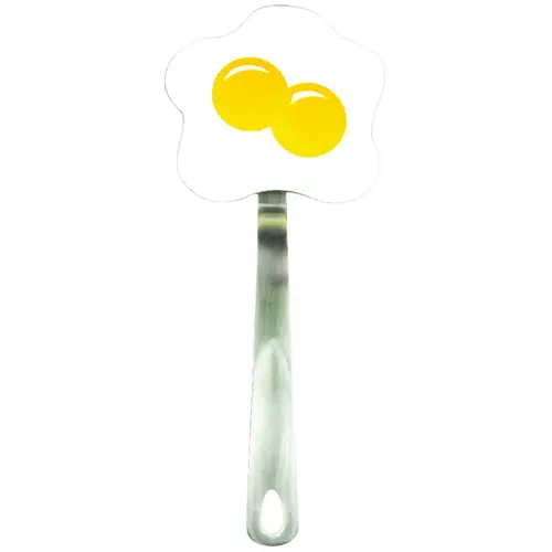 Egg Turner Spatulart White and Yellow Nylon/Stainless Steel White and Yellow Egg Turner Spatulart White and Yellow Nylon/Stainless Steel White and Yellow