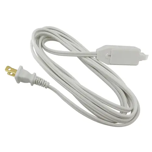 Extension Cord Indoor 6 ft. L White 16/2 SPT-2 White Extension Cord Indoor 6 ft. L White 16/2 SPT-2 White