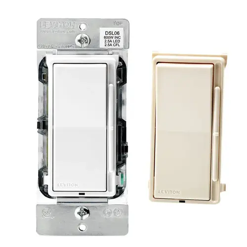 Dimmer Decora Multicolored 600 W Rocker Multicolored Dimmer Decora Multicolored 600 W Rocker Multicolored