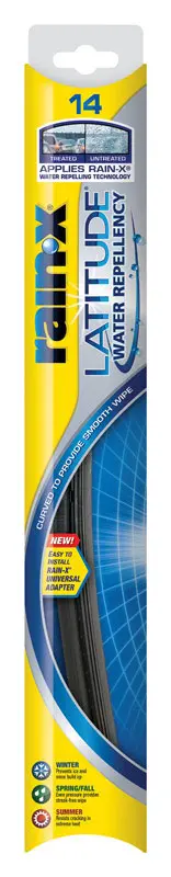 Rain-X Windshield Wiper Blade Latitude 14 All Season Black 5079272-2