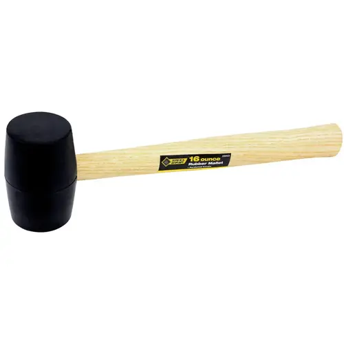 Mallet 16 oz Rubber Head Wood Handle Mallet 16 oz Rubber Head Wood Handle