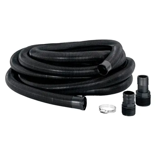Discharge Hose Kit Plastic 1-1/4" D X 24 ft. L